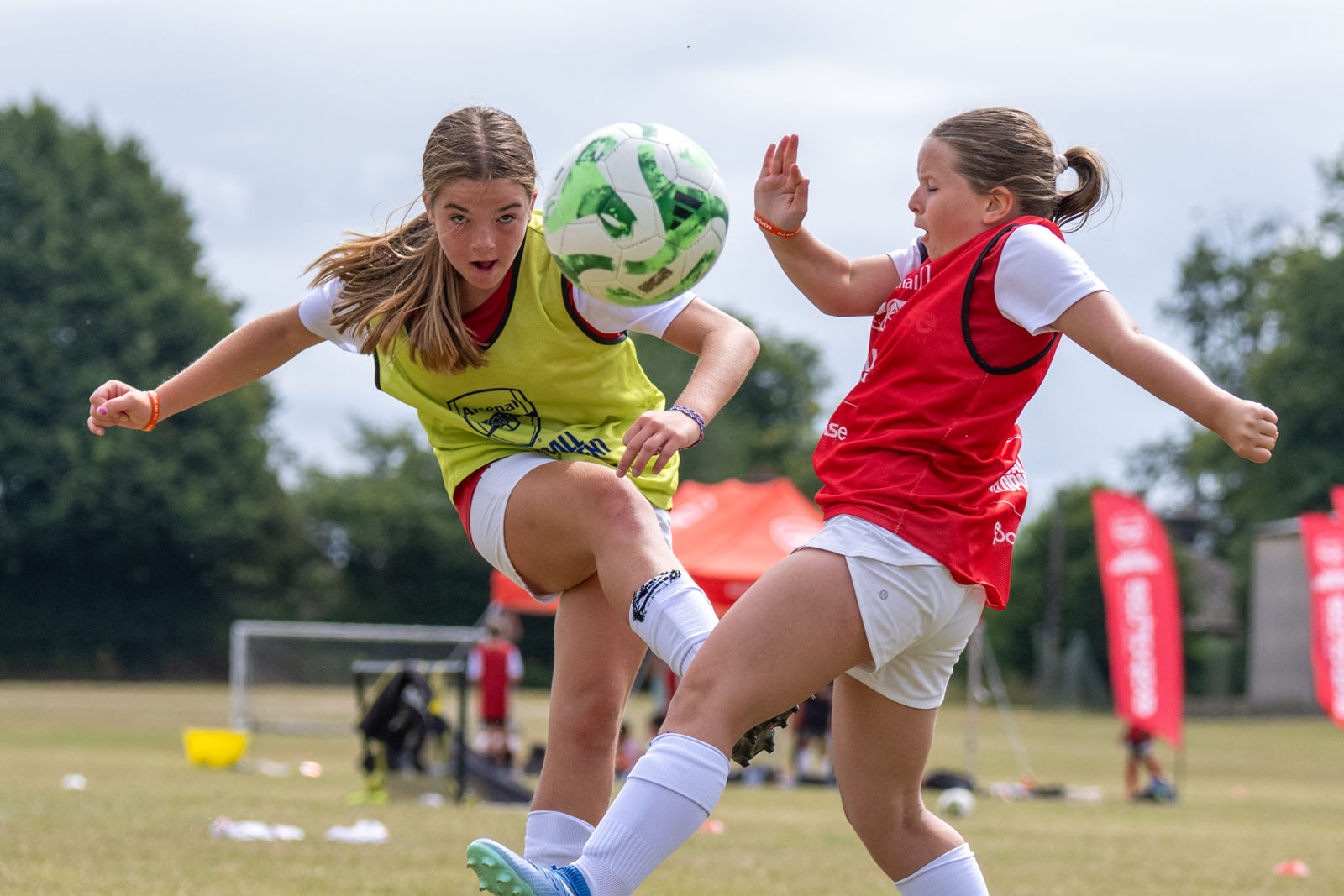 Jugadoras del programa Girls del Arsenal FC